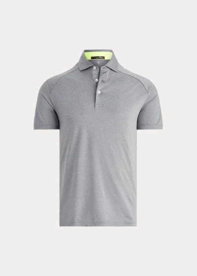 Polos Ralph Lauren Hombre Grises - Custom Slim Performance - KREIJ6923